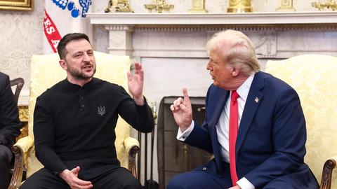 Selenskyj und Trump im Oval Office