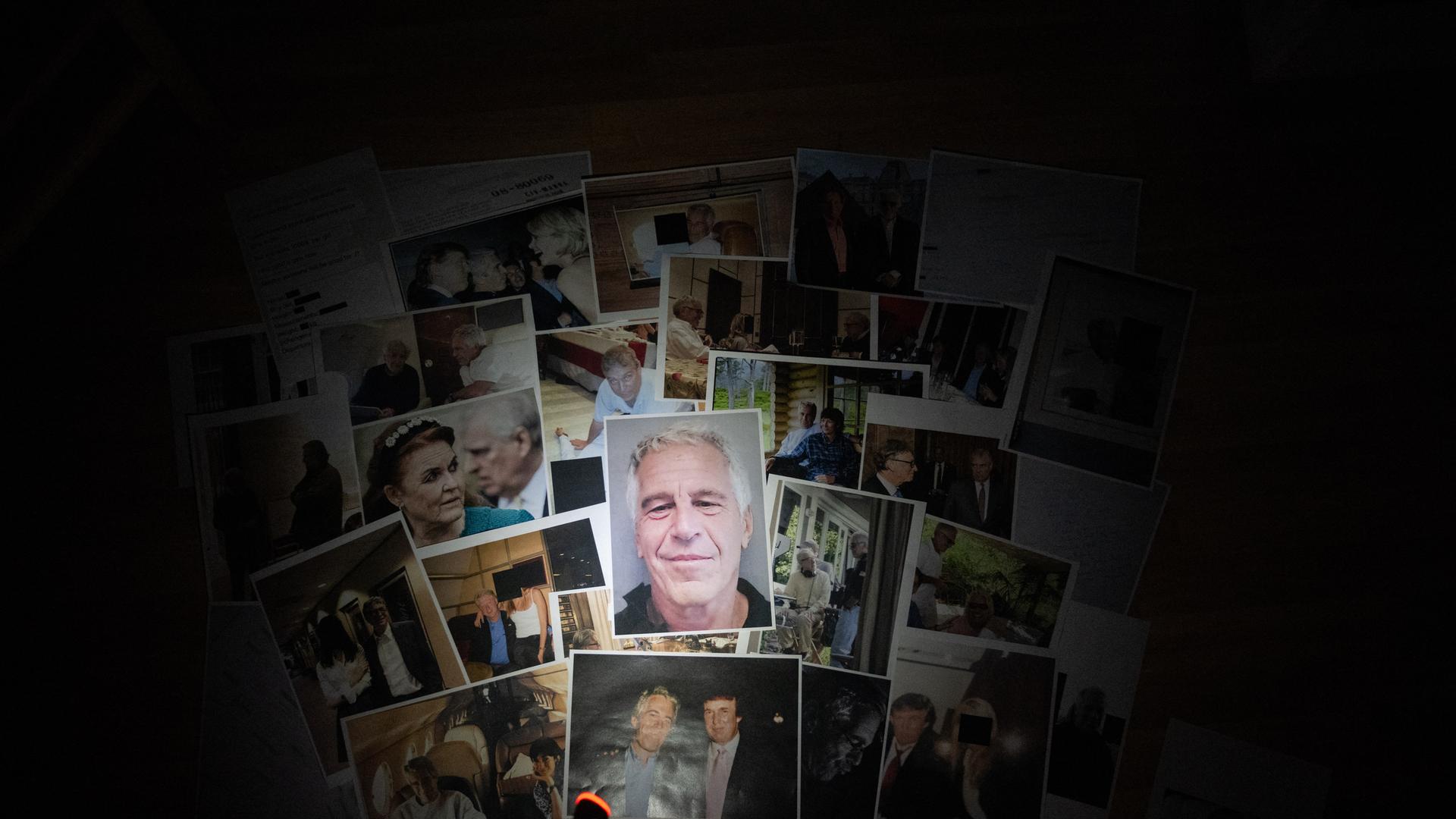 Fotos aus den Epstein Files, die das US Department of Justice veröffentlicht hat.