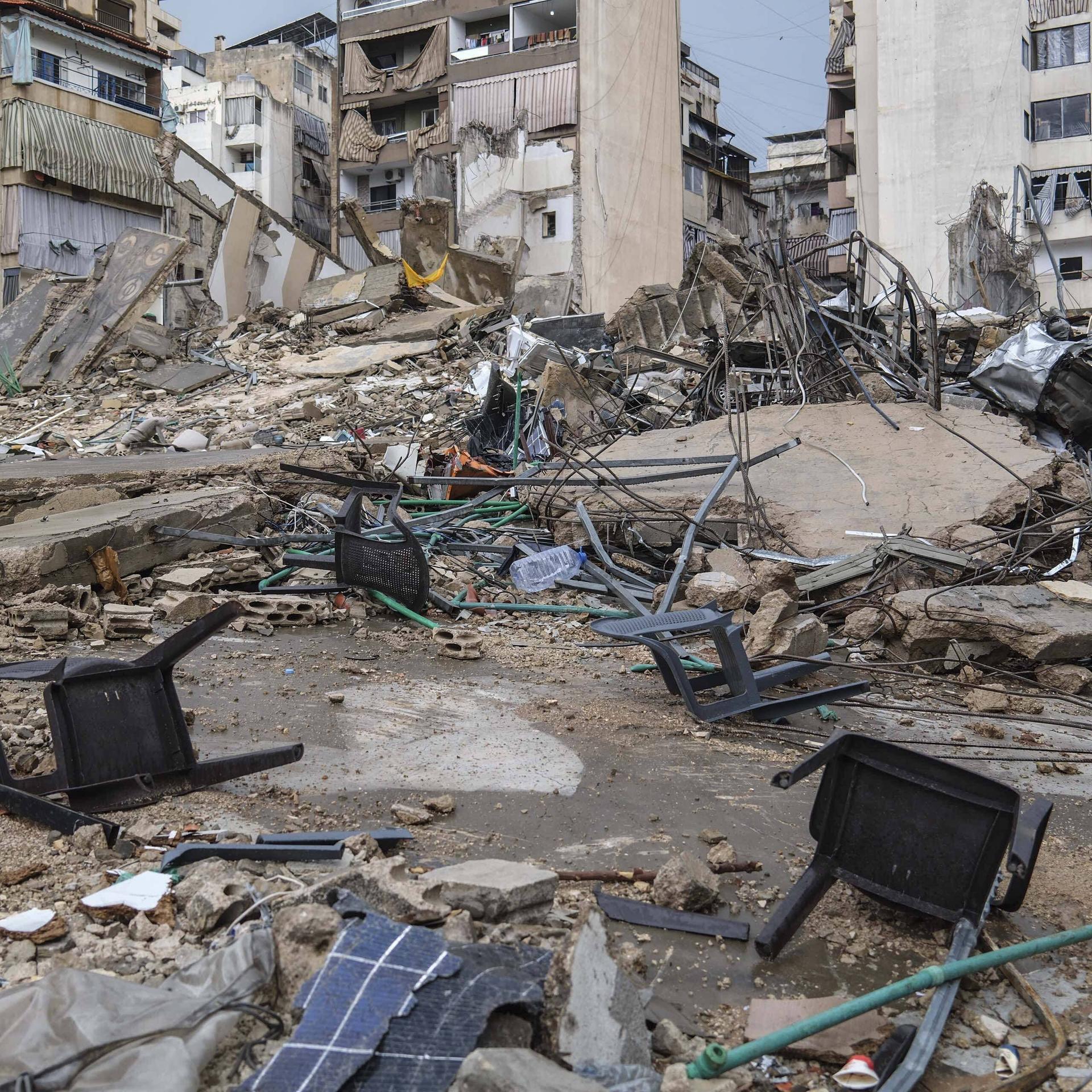 Israelische Angriffe haben Zewrstörungen in der libanesischen Hauptstadt Beirut verursacht