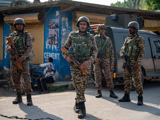 Vier indische Soldaten Vier indische Soldaten