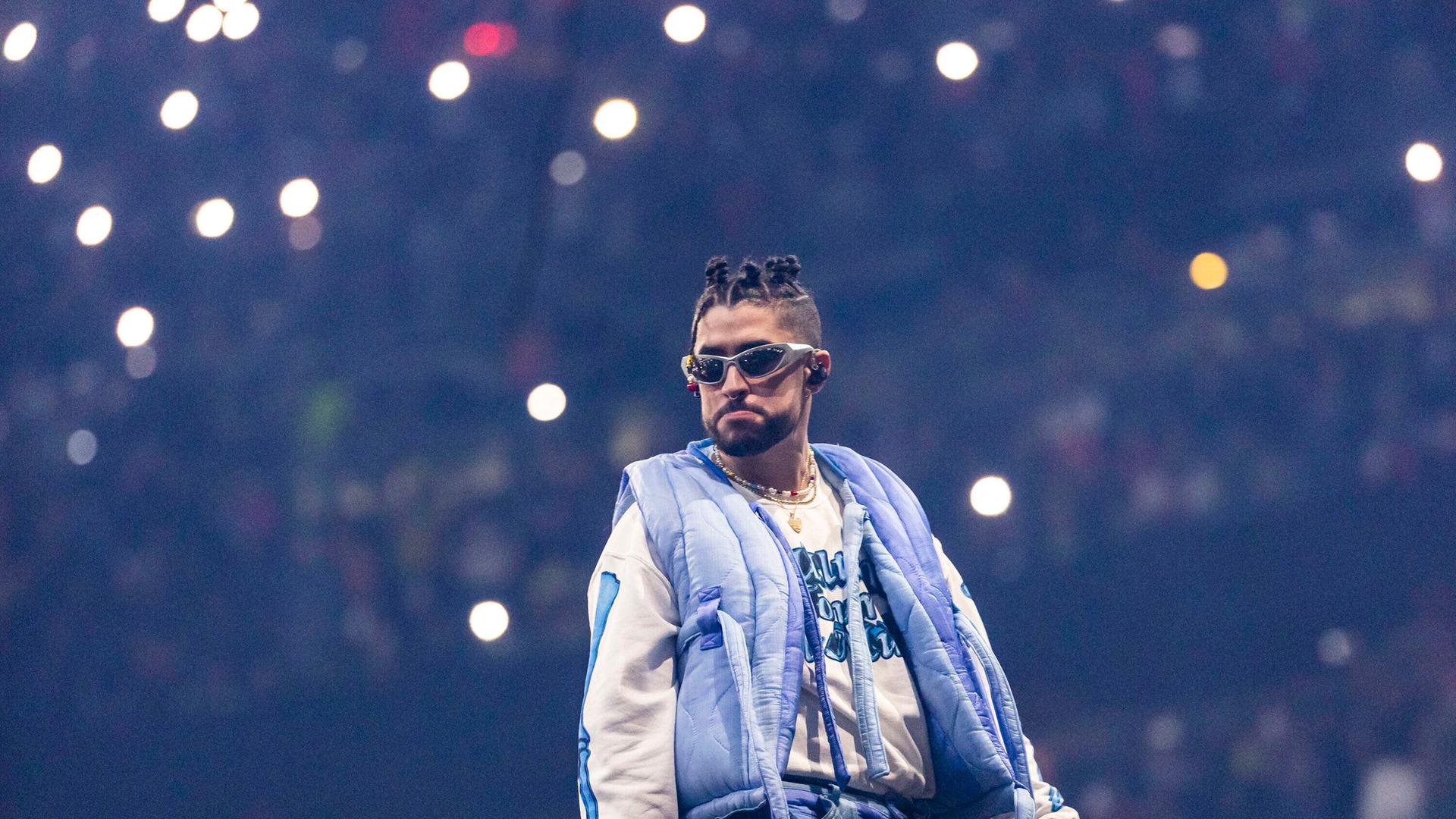 Bad Bunny bei einem Auftritt im Amway Center in Orlando, Florida (29.03.2022)