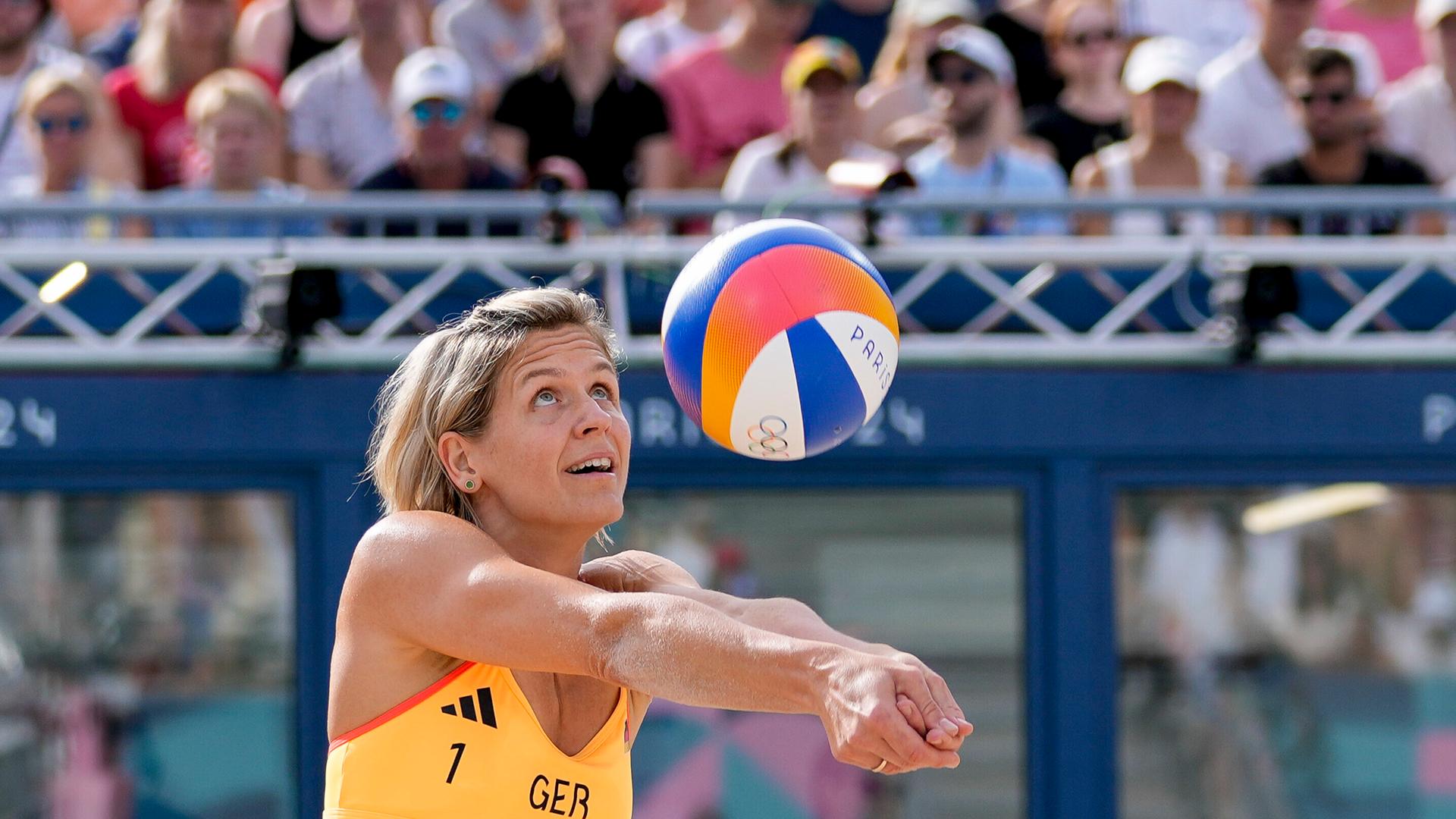 Profi-Bechvolleyballspielerin