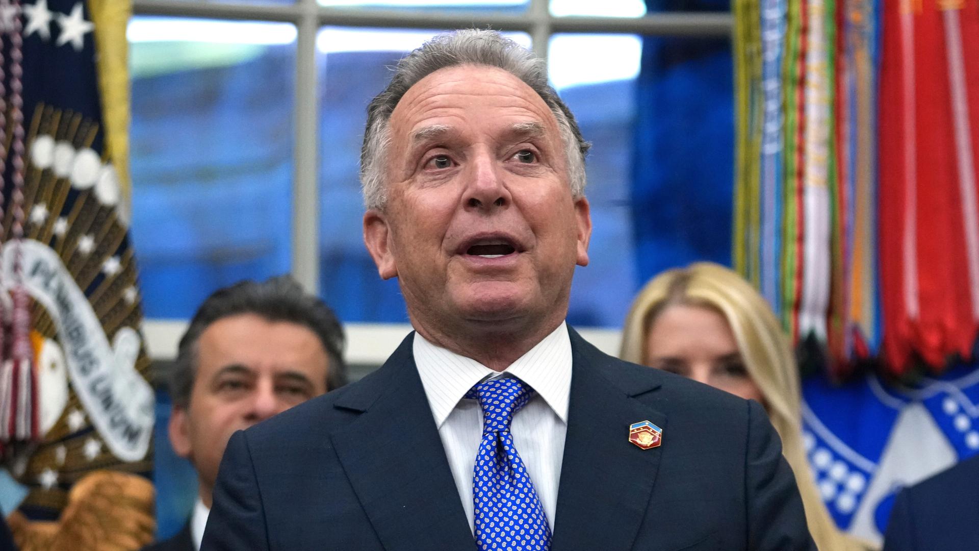 Der Sondergesandte Steve Witkoff im Oval Office