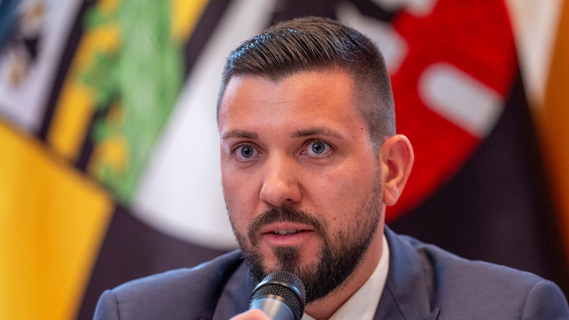 Tobias Rausch, AfD, designierter Landtagspräsident von Sachsen-Anhalt