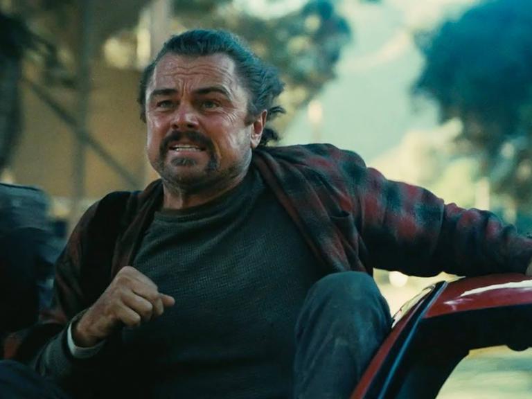 Filmszene mit Leonardo DiCaprio