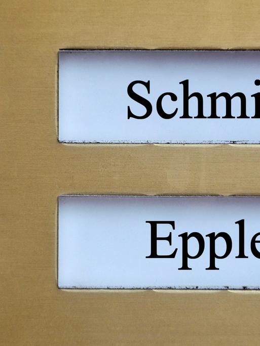Klingelschild mit Schmidt und Eppler Klingelschild
