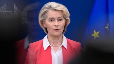 EU-Kommissions-Präsidentin Ursula von der Leyen in Brüssel.