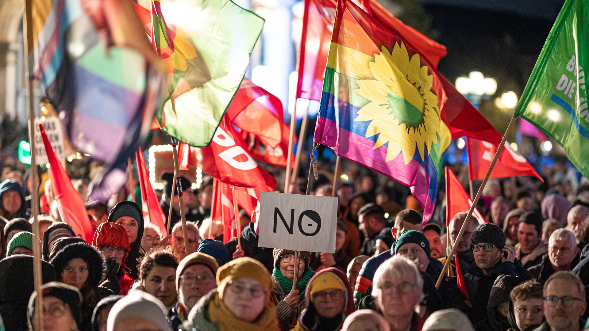 Demonstration nach Stadtbild-Aussagen vom Kanzler Merz in Hannover