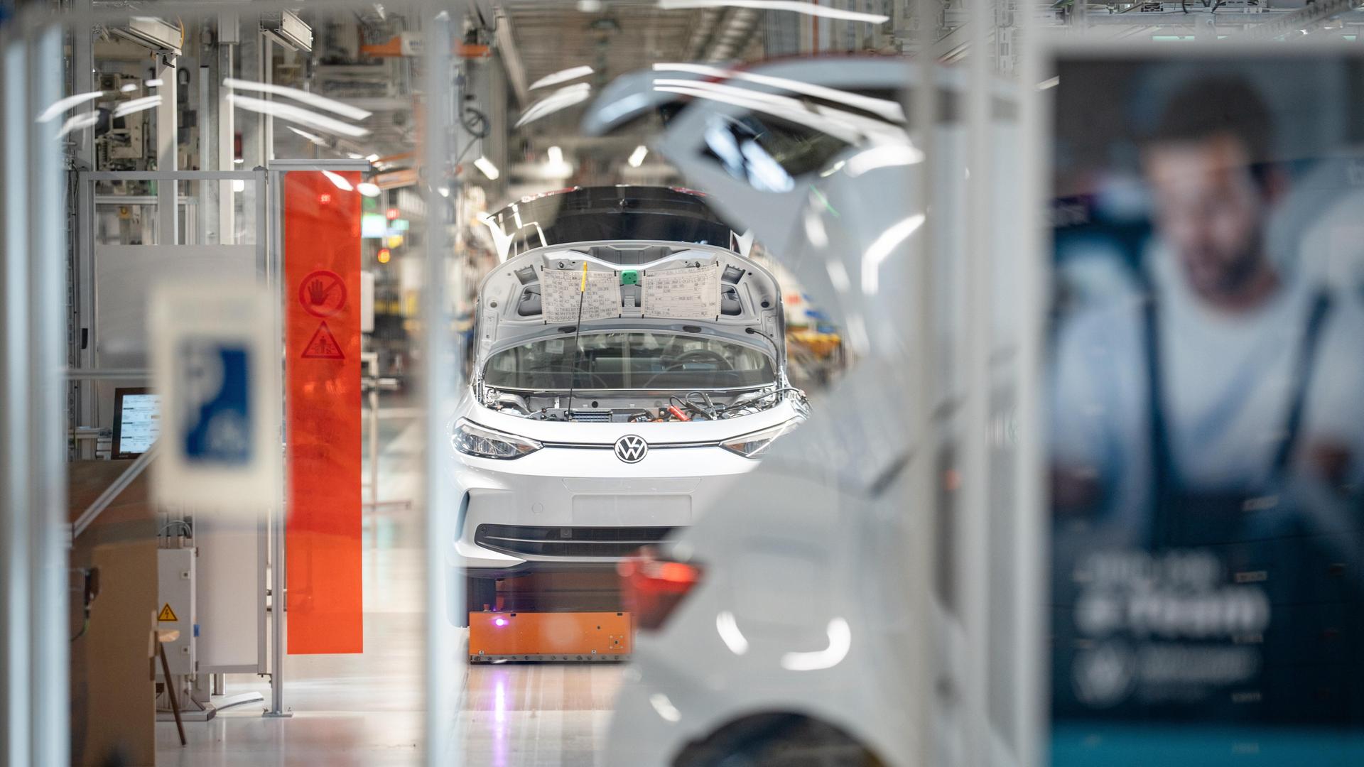 Produktion des E-Auto-Modells ID.3 im Werk Zwickau Produktion des E-Auto-Modells ID.3 im Werk Zwickau