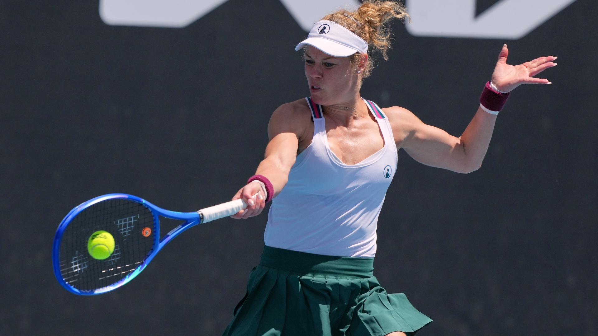 Laura Siegemund in Aktion Laura Siegemund in Aktion