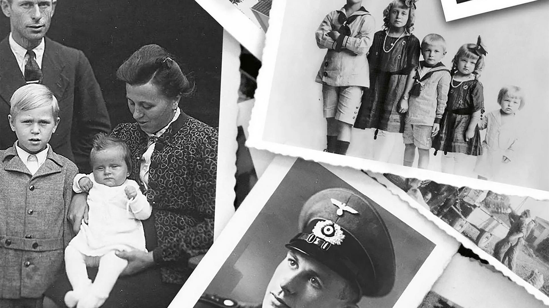 Historische Fotos aus einem Familienalbum aus der NS-Zeit.