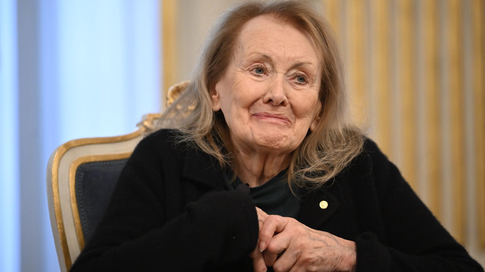 Annie Ernaux hat in Stockholm ihre Rede zur Entgegennahme des Literaturnobelpreises gehalten.