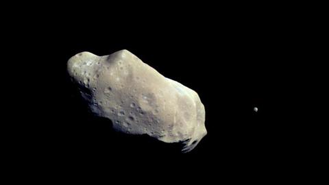 Wie Brucia aus der Nähe aussieht, weiß niemand – er dürfte ganz grob dem Asteroiden Ida ähneln. 