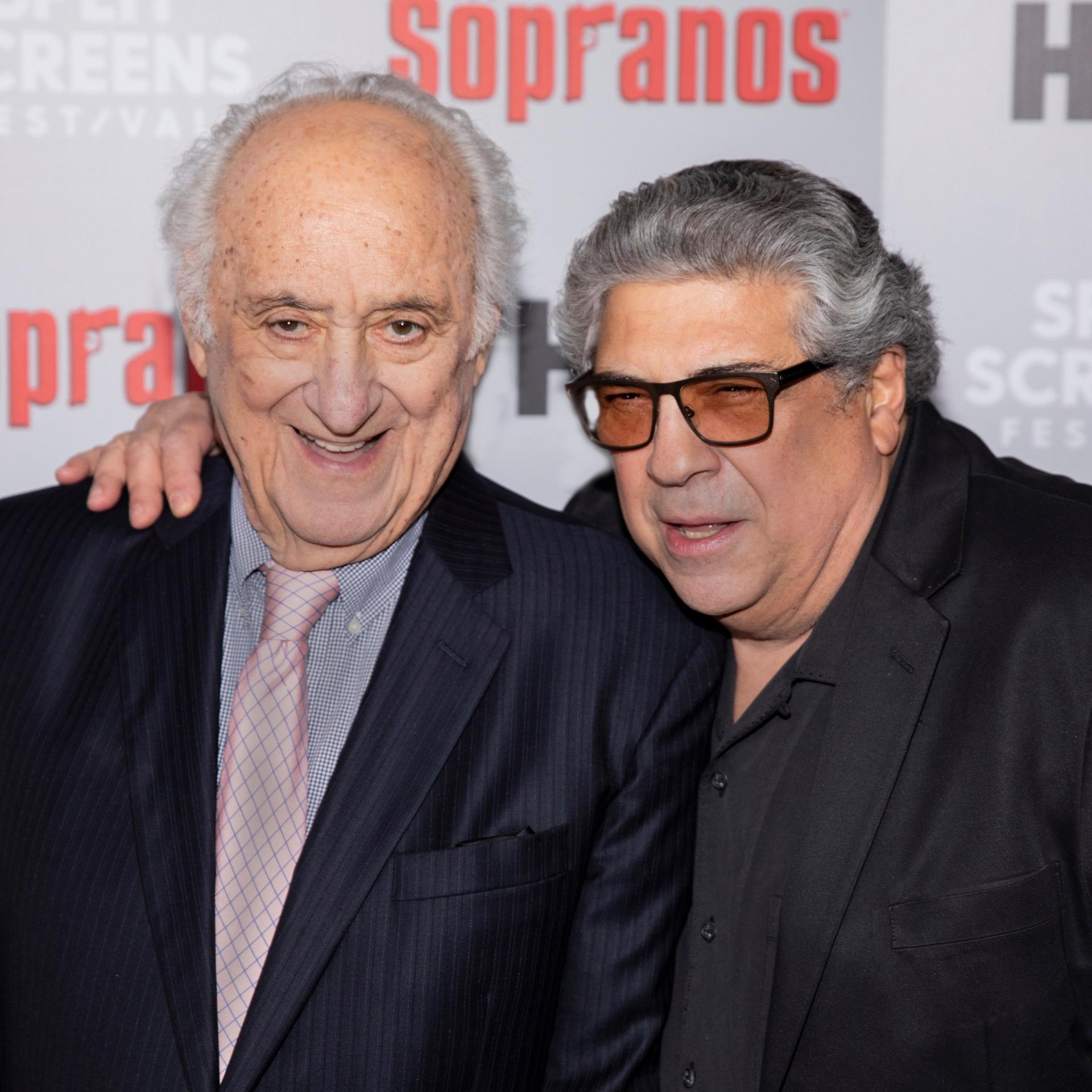 Ehemaligentreffen der Sopranos, 2019 in New York: Jerry Adler, links, und Vincent Pastore, der in der Mafia-Serie Sal Big Bonpensiero spielte.
