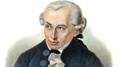 Porträt von Immanuel Kant.
