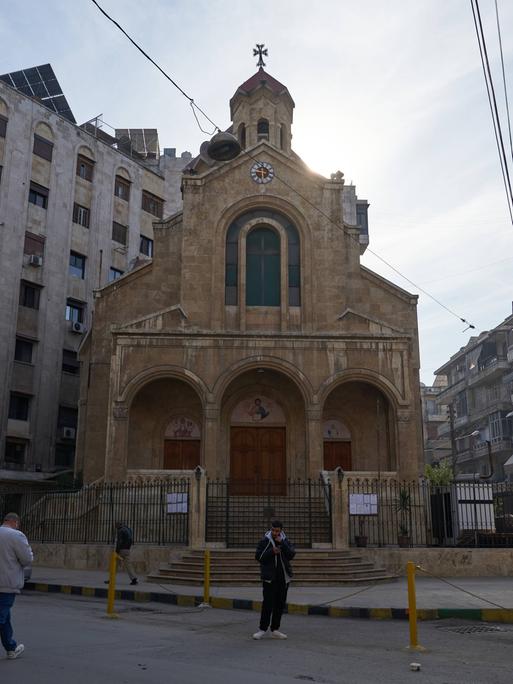 Die Heilig-Kreuz-Kirche in Aleppo.