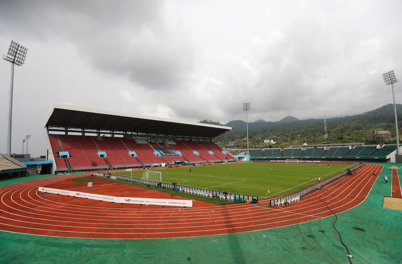 Das Omnisport Stadion in Limbe, Kamerun