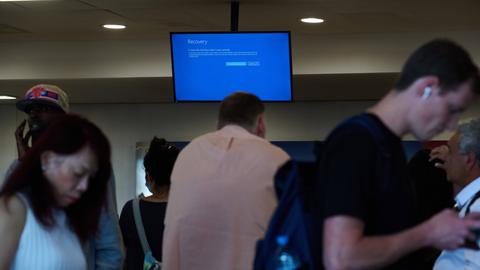 Auch am JFK-Flughafen in New York kam es zu Flugausfällen wegen des fehlerhaften Crowdstrike-Updates.