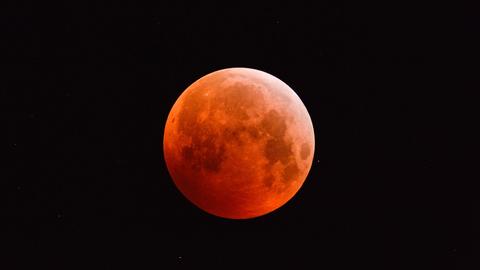 Ein blutroter Vollmond