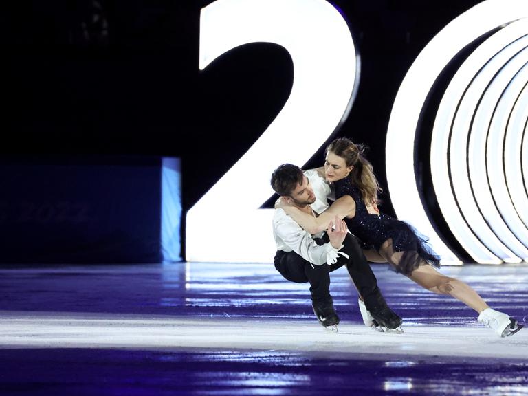 Gabriella Papadakis und Guillaume Cizeron bei den Olympischen Spielen