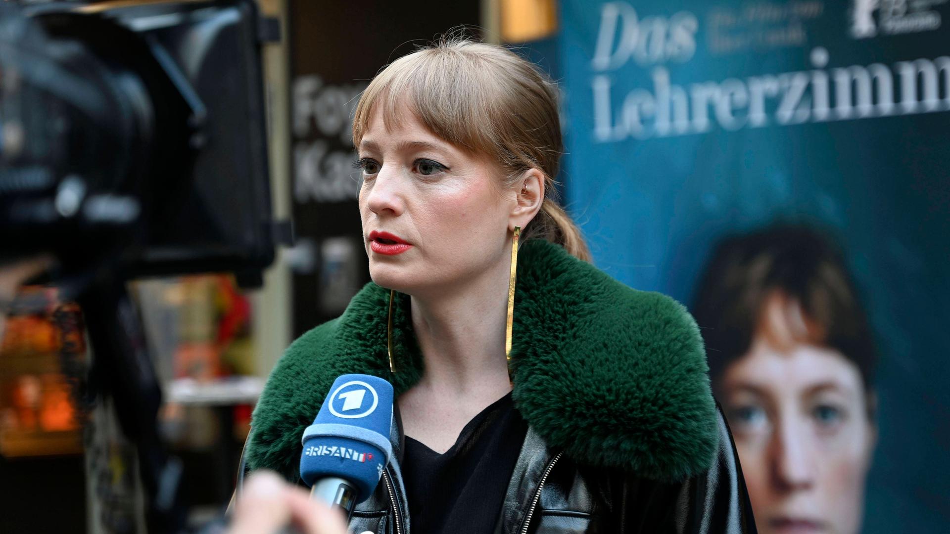 Leonie Benesch bei der Premiere des Kinofilms Das Lehrerzimmer in den City Kinos in München.