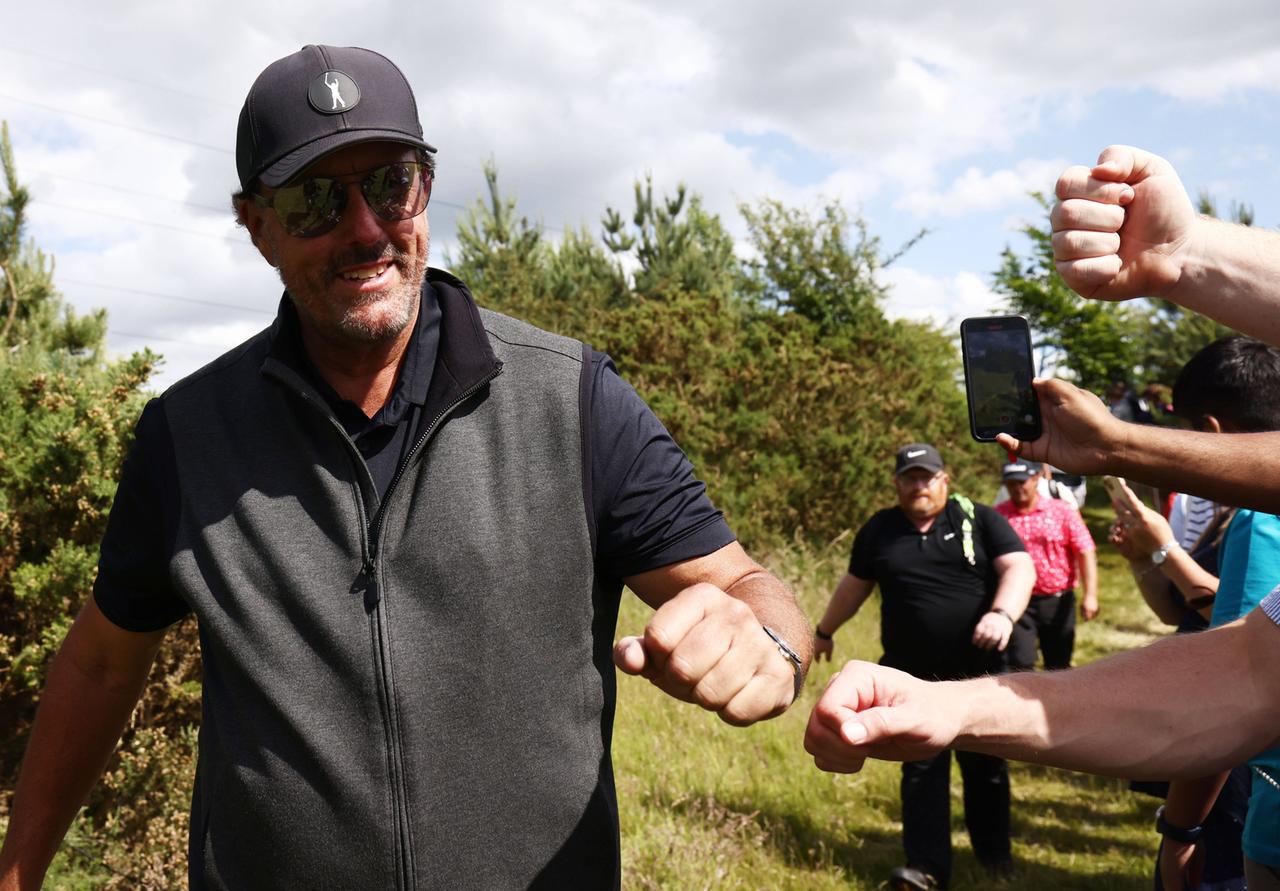 Der US-Profigolfer Phil Mickelson 