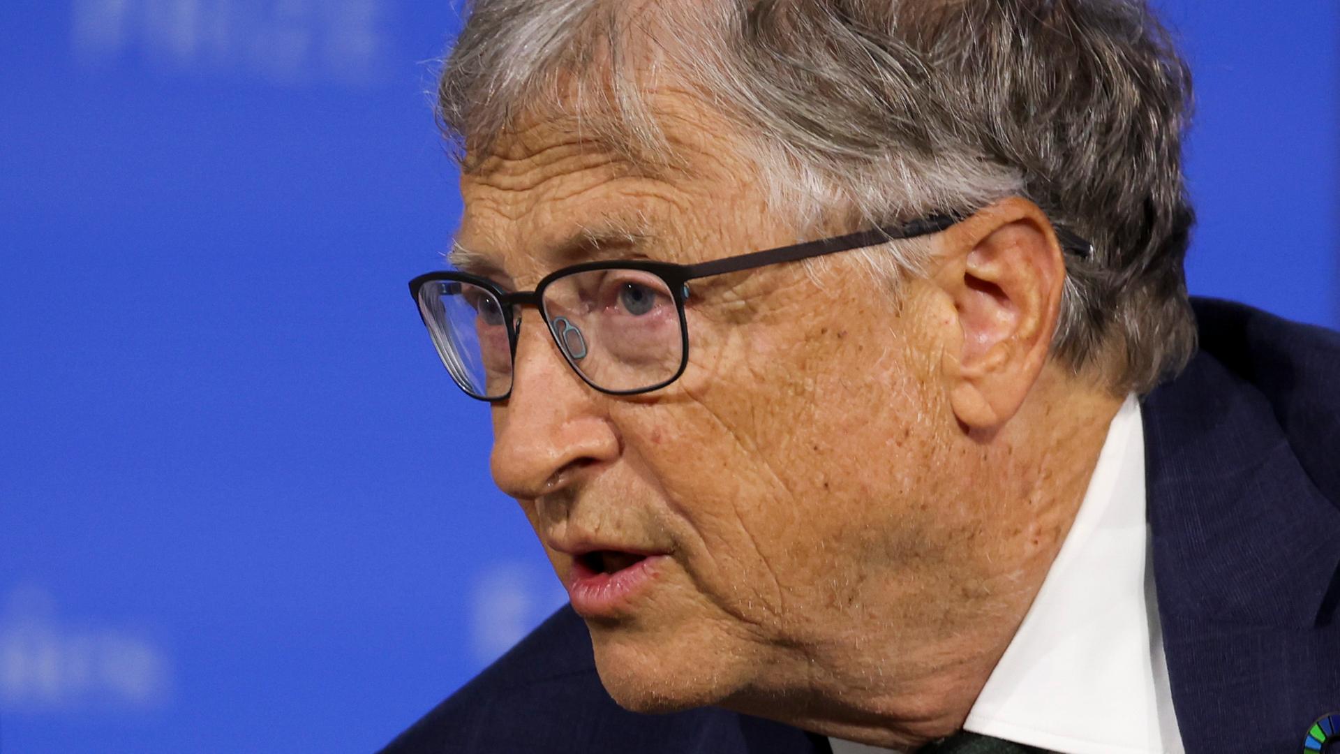 Microsoft-Gründer und Philantroph Bill Gates beim Earthshot Prize Innovation Summit in New York City am 19. September 2023.
