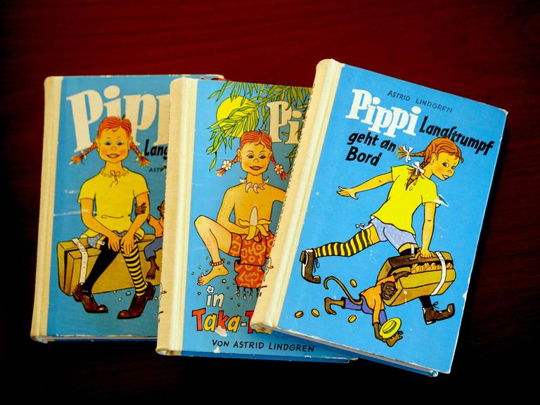 Die "Pippi Langstrumpf" Bücher aus den Jahren 1960-1962 von Astrid Lindgren.