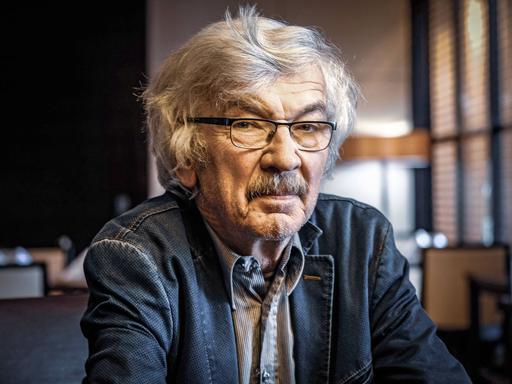 Der Schriftsteller Christoph Hein am 23.03.2019 in Leipzig. 