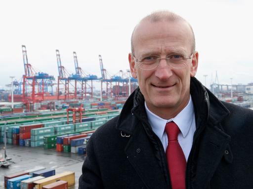Der Chef des Unternehmerverbands Hafen Hamburg, Gunther Bonz