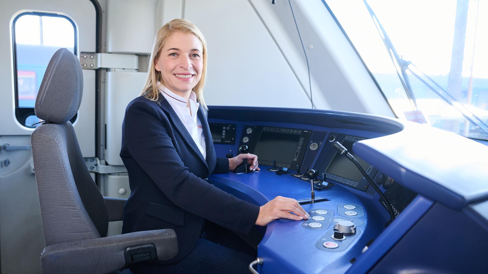 Die Vorstandsvorsitzende von DB Regio und vermutlich künftige Bahnchefin Evelyn Palla