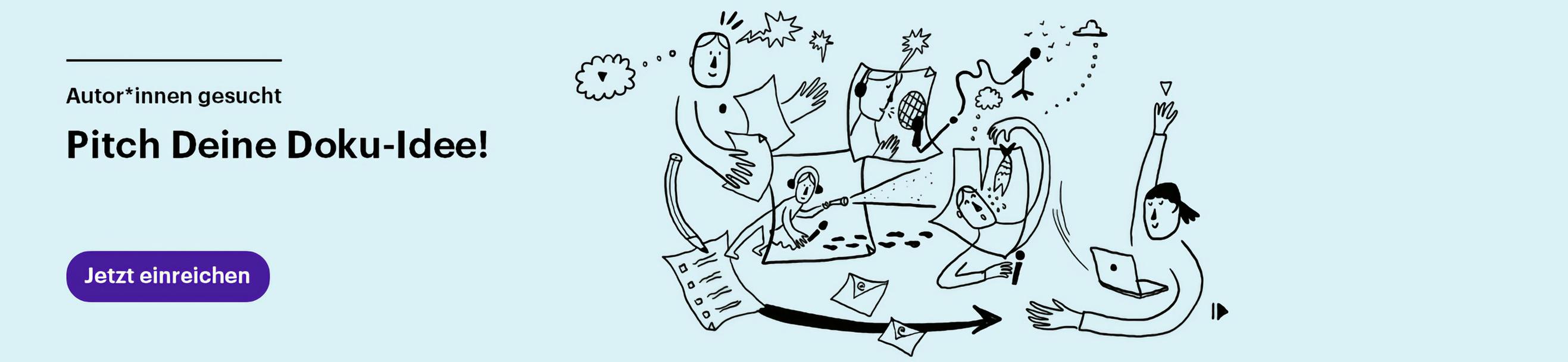 Pitch Deine Doku-Idee: Autor*innen gesucht!