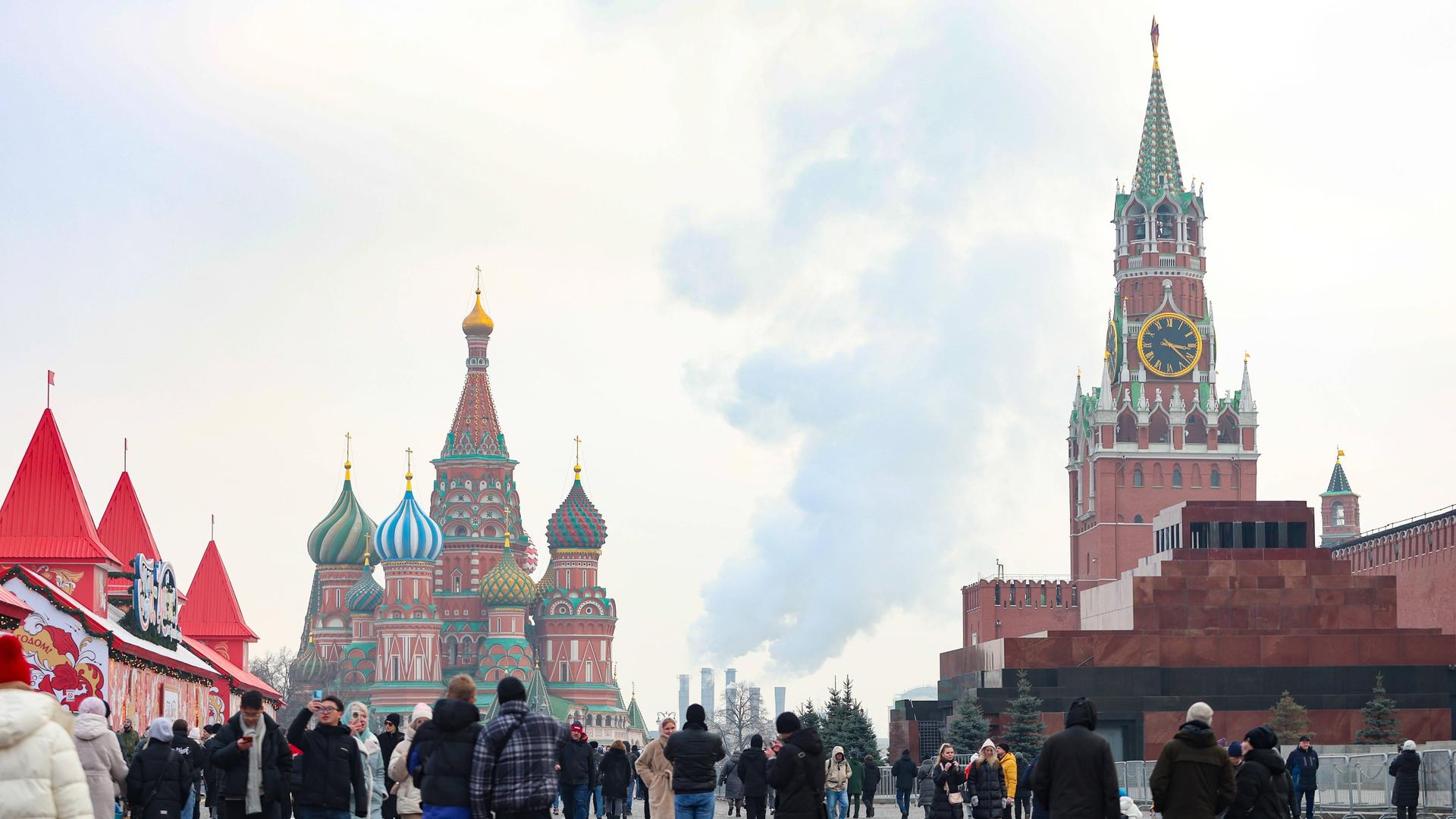 Roter Platz und Kreml in Moskau