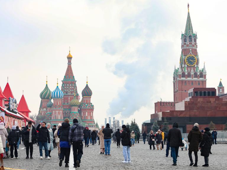 Roter Platz und Kreml in Moskau