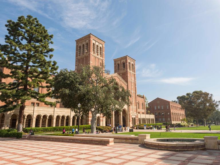 Der Campus der Universität von Kalifornien, UCLA, in Los Angeles.