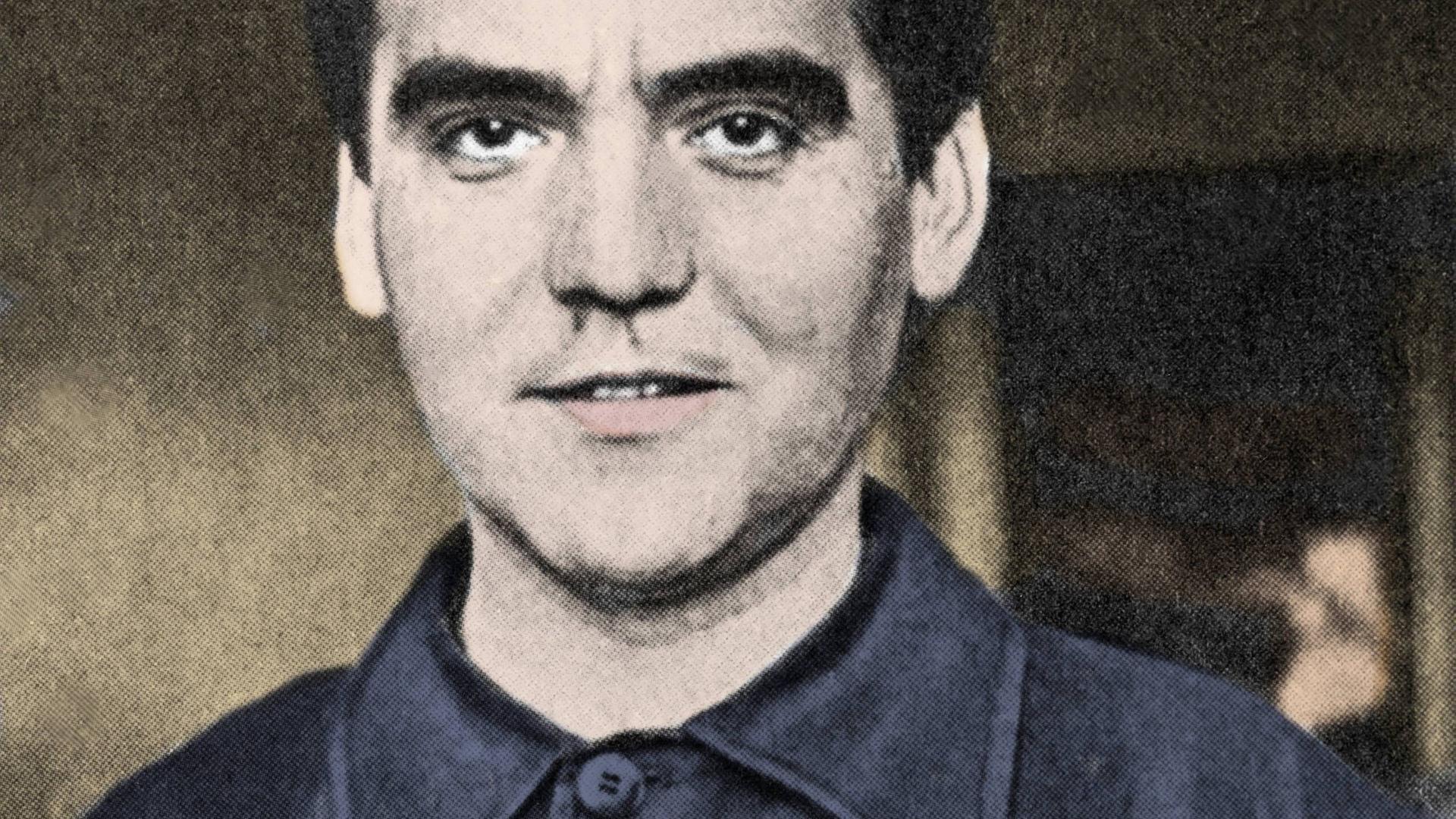 Undatiertes Farbfoto-Porträt des spanischen Schriftstellers Federico García Lorca