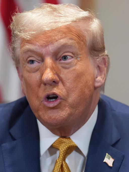 US-Präsident Donald Trump bei einer Rede im Weißen Haus