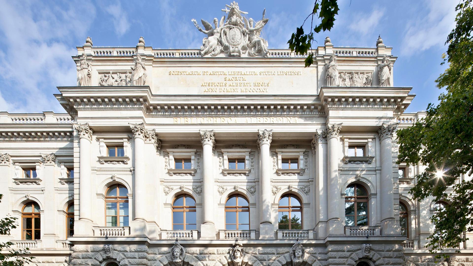 Universität Leipzig, Bibliotheca Albertina, Universitätsbibliothek, Leipzig, Sachsen, Deutschland, Europa, ÖffentlicherGrund, Europa Universität Leipzig, Bibliotheca Albertina, Universitätsbibliothek, Leipzig, Sachsen, Deutschland, Europa, ÖffentlicherGrund, Europa