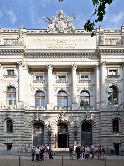 Universität Leipzig, Bibliotheca Albertina, Universitätsbibliothek, Leipzig, Sachsen, Deutschland, Europa, ÖffentlicherGrund, Europa