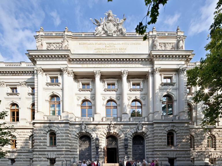 Universität Leipzig, Bibliotheca Albertina, Universitätsbibliothek, Leipzig, Sachsen, Deutschland, Europa, ÖffentlicherGrund, Europa
