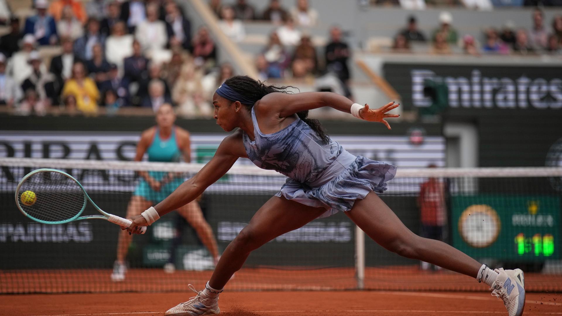 Die US-amerikanische Tennisspielerin Coco Gauff