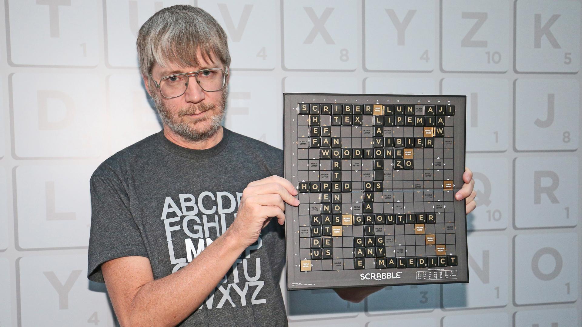 Der neuseeländische Scrabble-Weltmeister Nigel Richards