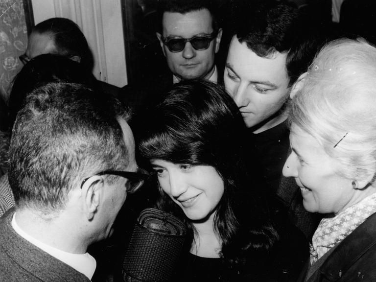 Argentine pianist Martha Argerich celebrates winning the first prize in the VII International Chopin Piano Competition in Warsaw, Poland, 1965. PAP/STANISLAW DABROWIECKI ***EXACT DATE UNKNOWN*** POLAND OUT