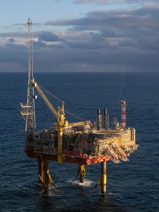 Die Siri-Platform, wo das Project Greensand in der Nordsee CO2 in der Nordsee verpresst. 