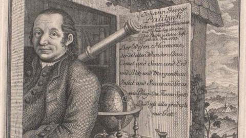 Zeichung von Johann Georg Palitzsch