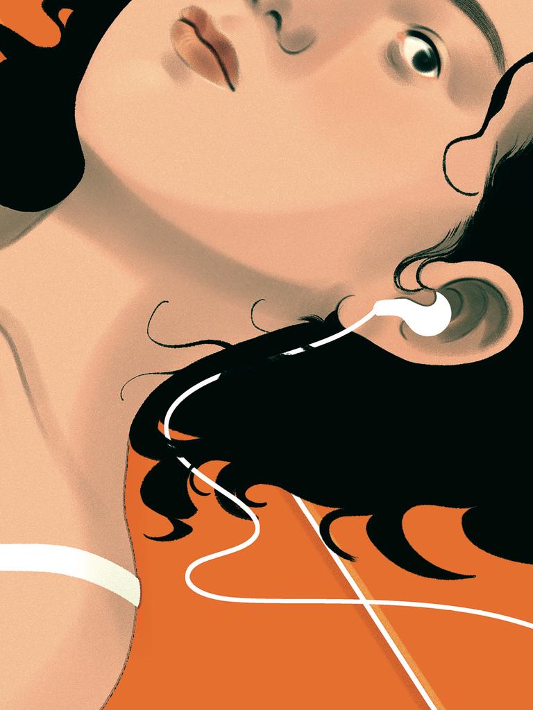 Das Cover des Comics "Kreaturen" von Bianca Bagnarelli zeigt eine junge Frau mit Kopfhörern im Ohr. Das Cover des Comics "Kreaturen" von Bianca Bagnarelli zeigt eine junge Frau mit Kopfhörern im Ohr.