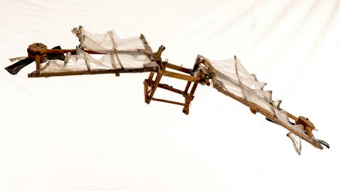 Schwingenfluggerät von Gustav Mesmer. Schwingenfluggerät von Gustav Mesmer.