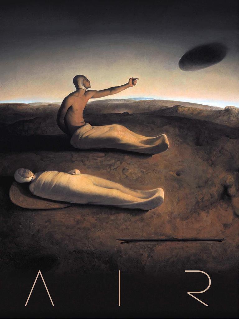 Buchcover von Christian Krachts Roman "Air". 