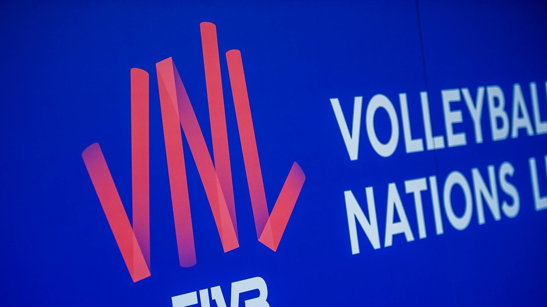 Das Logo der Volleyball Nations League Das Logo der Volleyball Nations League