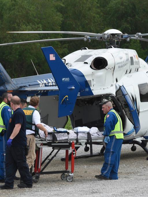 Helikopter-Krankentransport in Mississippi